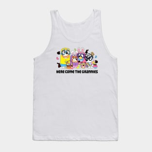 bluey here come the grannies Tank Top